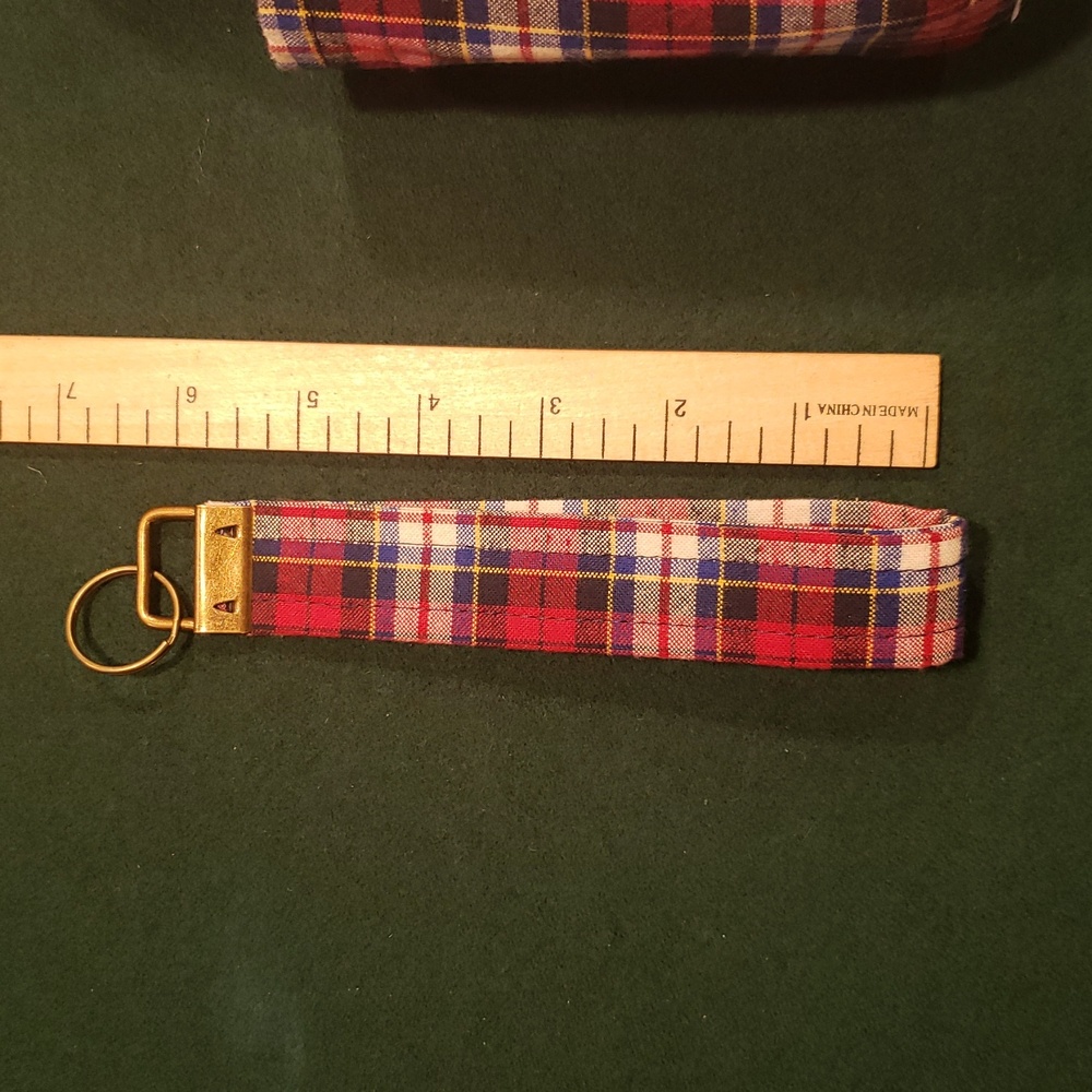 Ralph Lauren Red and White Plaid Tote Set - Picture 9 of 10